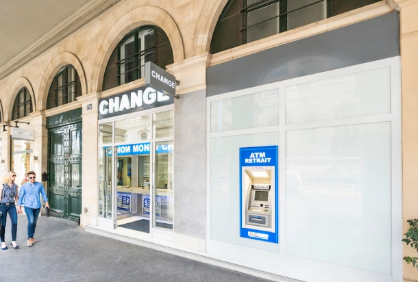 Un bureau de change ChangeGroup dans le 1er arrondissement de Paris (75001)