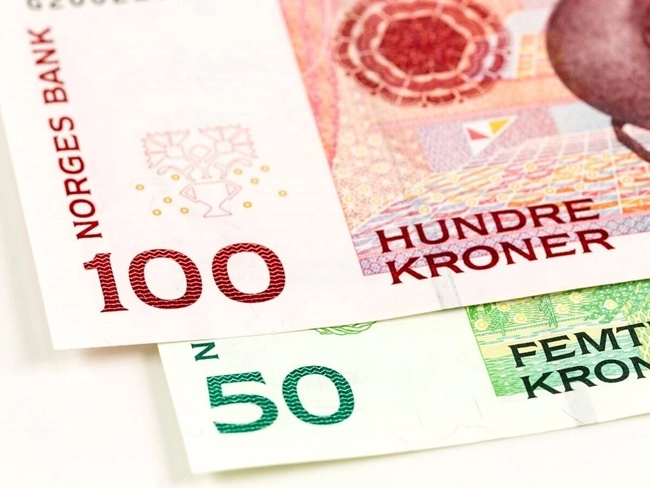 Danish Krone bank notes