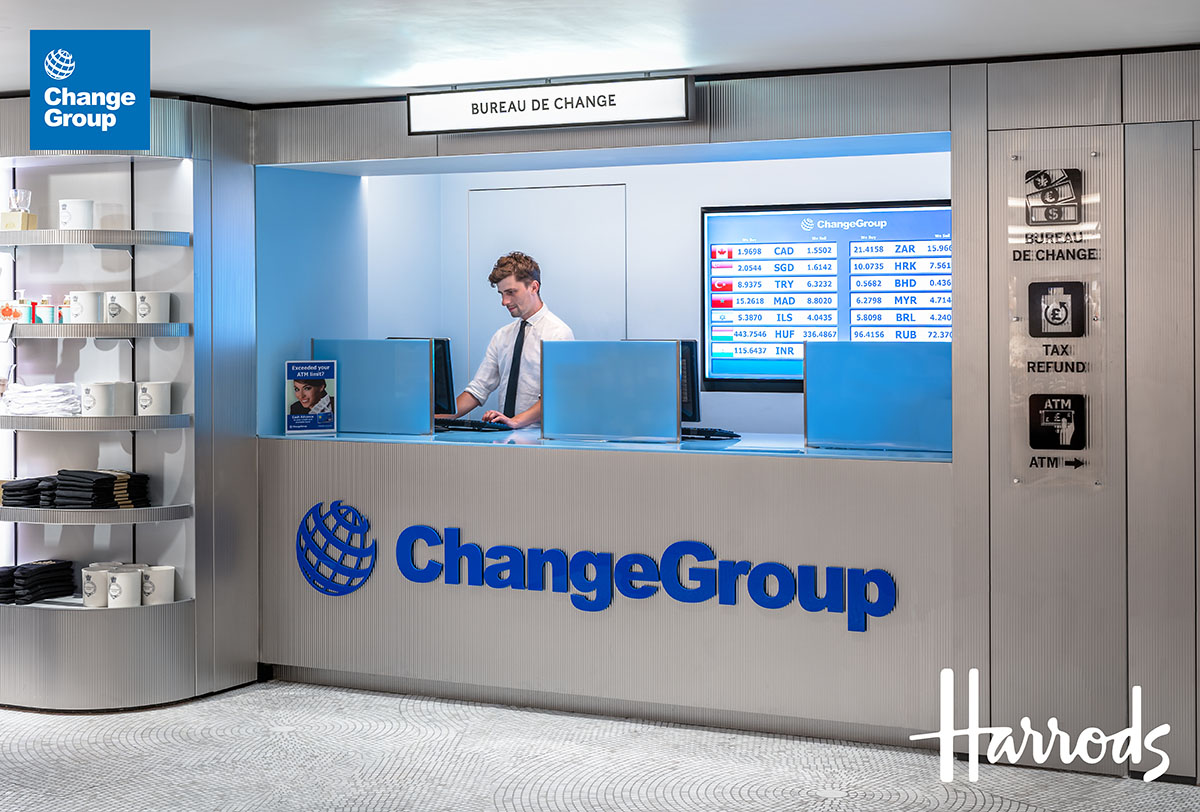 ChangeGroup at Harrods.