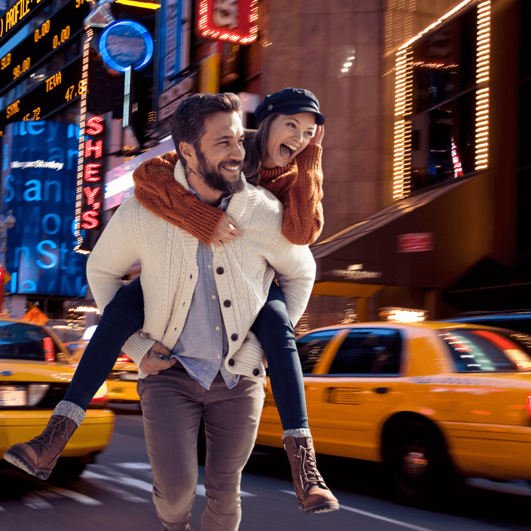 A couple in New York city