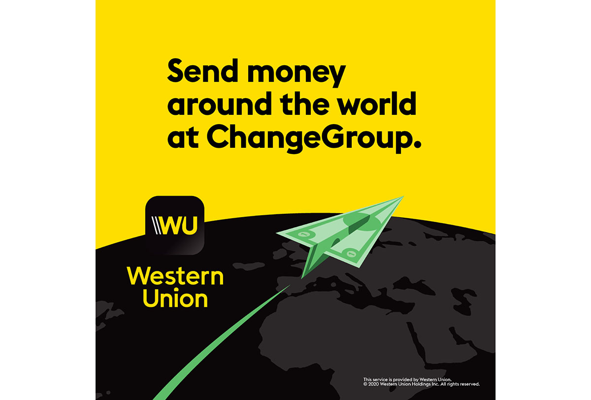 WU: Envoyez de l'argent dans le monde entier à ChangeGroup